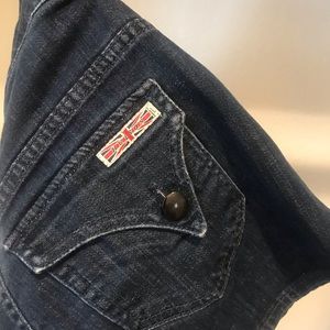 Hudson jeans mini skirt, missing one button.